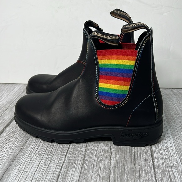Blundstone 2105 Chelsea Boots Rainbow Black Size 4 US 7 - Picture 7 of 11